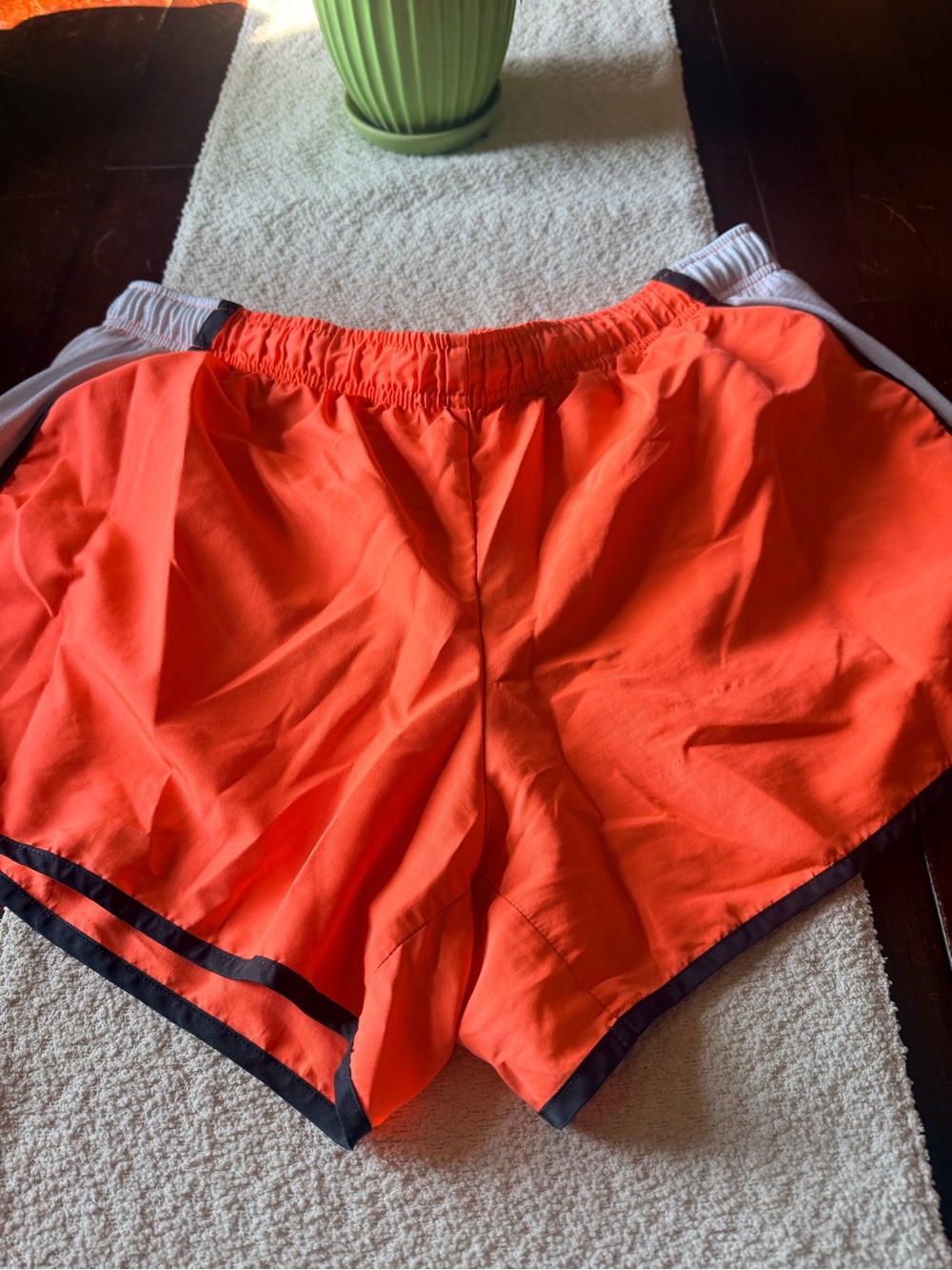Danskin Now Coral and Gray Athletic Shorts